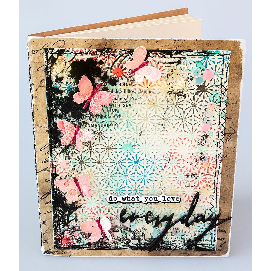 Ranger Inkssentials Inky Roller Medium Ink Brayer BRA09887 Creative Overlay Notebook | color-code:ALT01