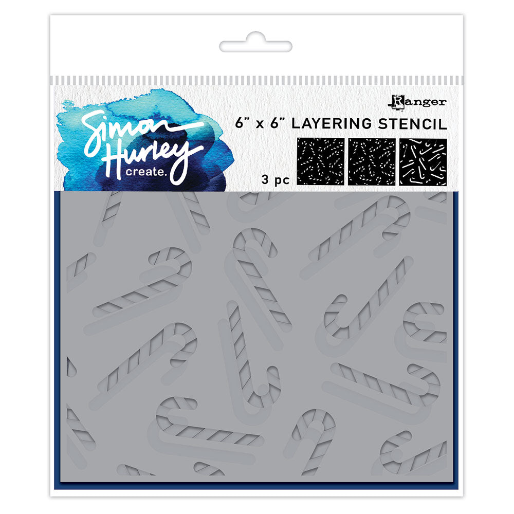 Ranger Simon Hurley Candy Cane Stencils hus94319