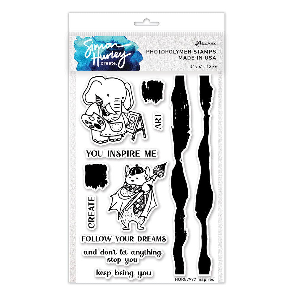 Ranger Simon Hurley Inspired Clear Stamps hur87977
