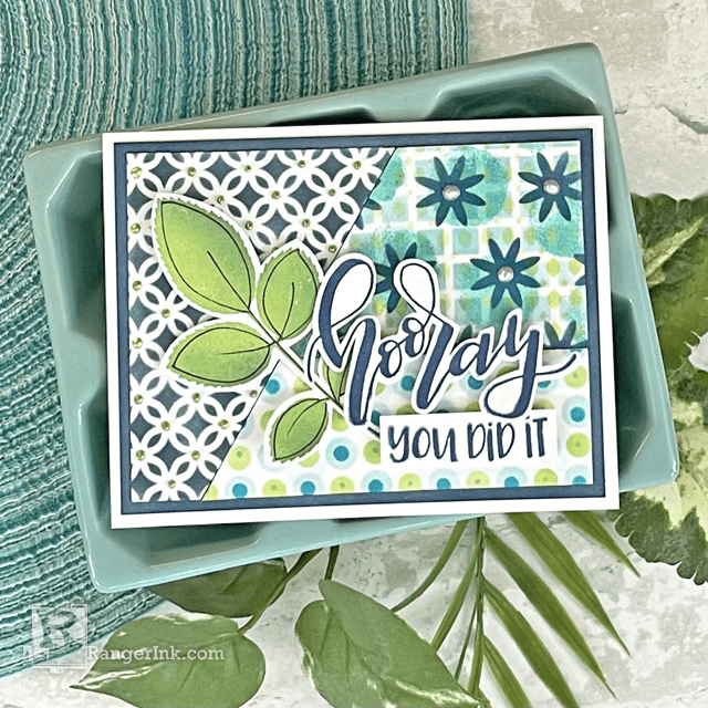 Ranger Succulent Liquid Pearls Pearlescent Paint lpl70900 Celebration Card | color-code:ALT02