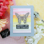 Ranger Tim Holtz Distress Crayon Peeled Paint TDB49623 Colorful Butterfly Card | color-code:ALT05