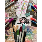 Ranger Tim Holtz Distress Crayons Set 5 TDBK51756 Ten Ways to Use | color-code:ALT01