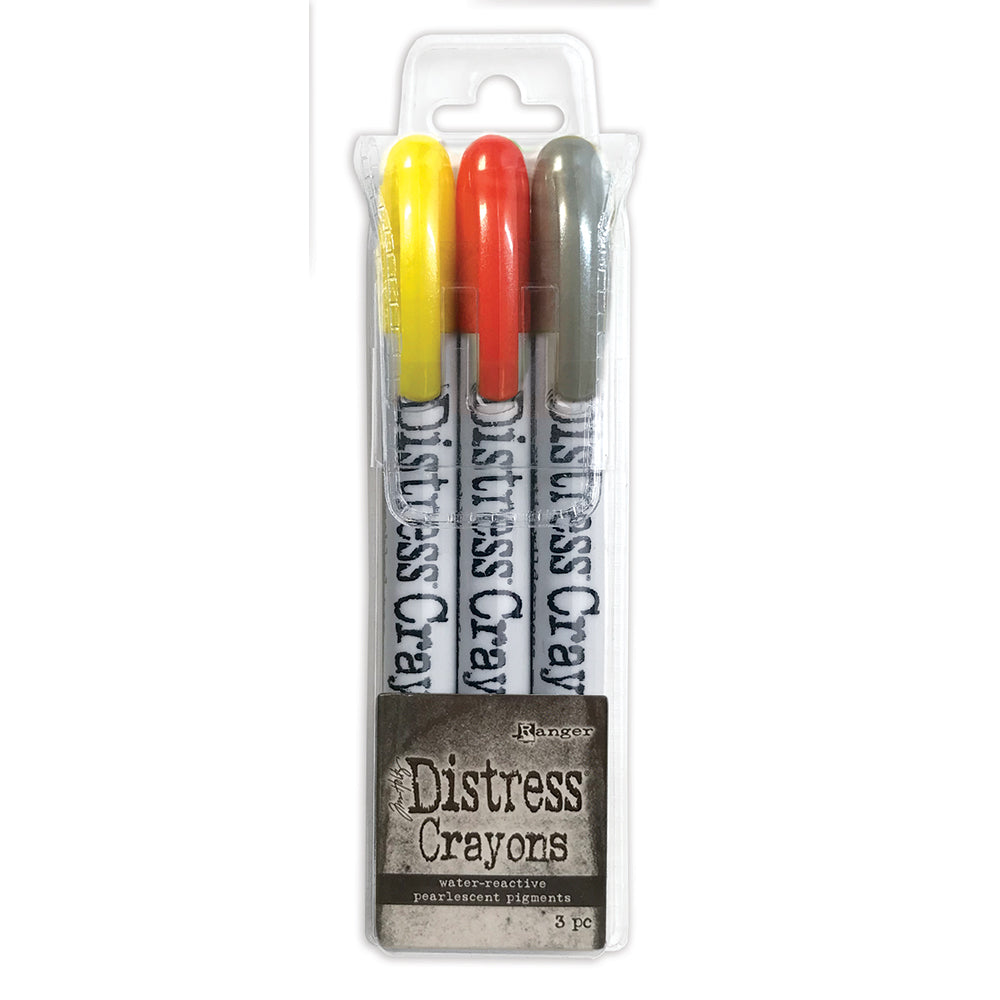 Ranger Tim Holtz Distress Pearl Mica Crayons Halloween Set 3 tshk81111