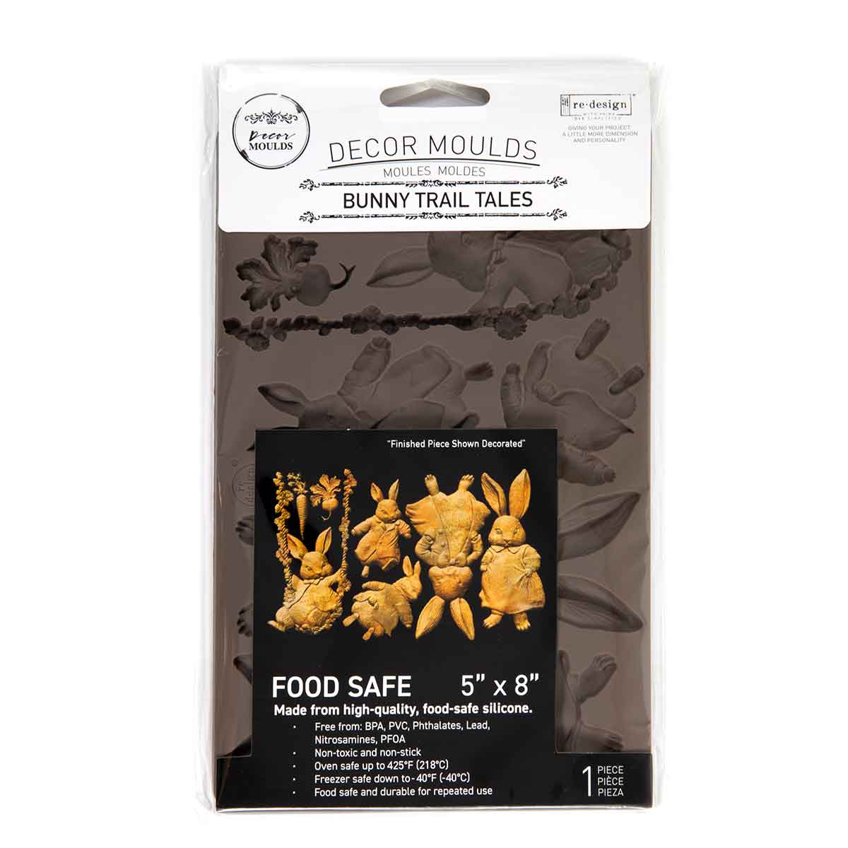 Redesign With Prima Marketing Bunny Trail Tales Decor Mould 681883 Packaging View