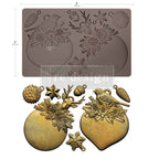 Redesign With Prima Marketing Evergreen Antler Emblem Decor Mould 684488
