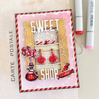 Tim Holtz Cling Rubber Stamps Halloween Doodles cms437