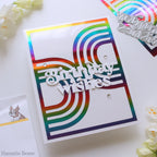 Simon Says Stamp Foil Transfer Cards Retro Arcs 1001ssa Be Bold Birthday Card | color-code:ALT03