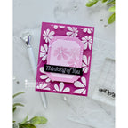 Simon Says Stamp Stencil Retro Daisies 1103st Beautiful Moments Thinking of You Card | color-code:ALT01