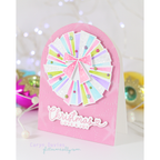 Simon Says Stamp Retro Wreath Wafer Dies 1439mdc And Everything Nice Christmas Card