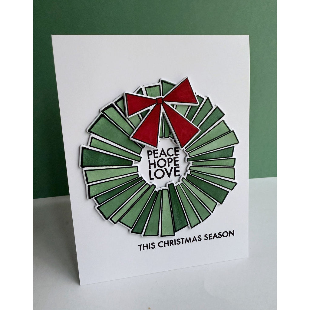 Simon Says Stamp Retro Wreath Wafer Dies 1439mdc And Everything Nice Christmas Card | color-code:ALT02