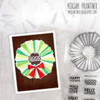 Simon Says Clear Stamps Retro Wreath 2298msc Christmas Card | color-code:ALT06