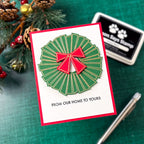 Simon Says Stamps and Dies Retro Wreath set1097rw And Everything Nice Christmas Card