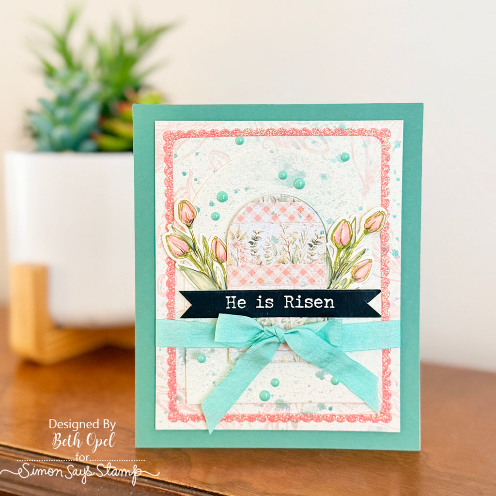 Simon Says Stamp EZ Strips Blessed Easter set1190be Easter Card | color-code:ALT03