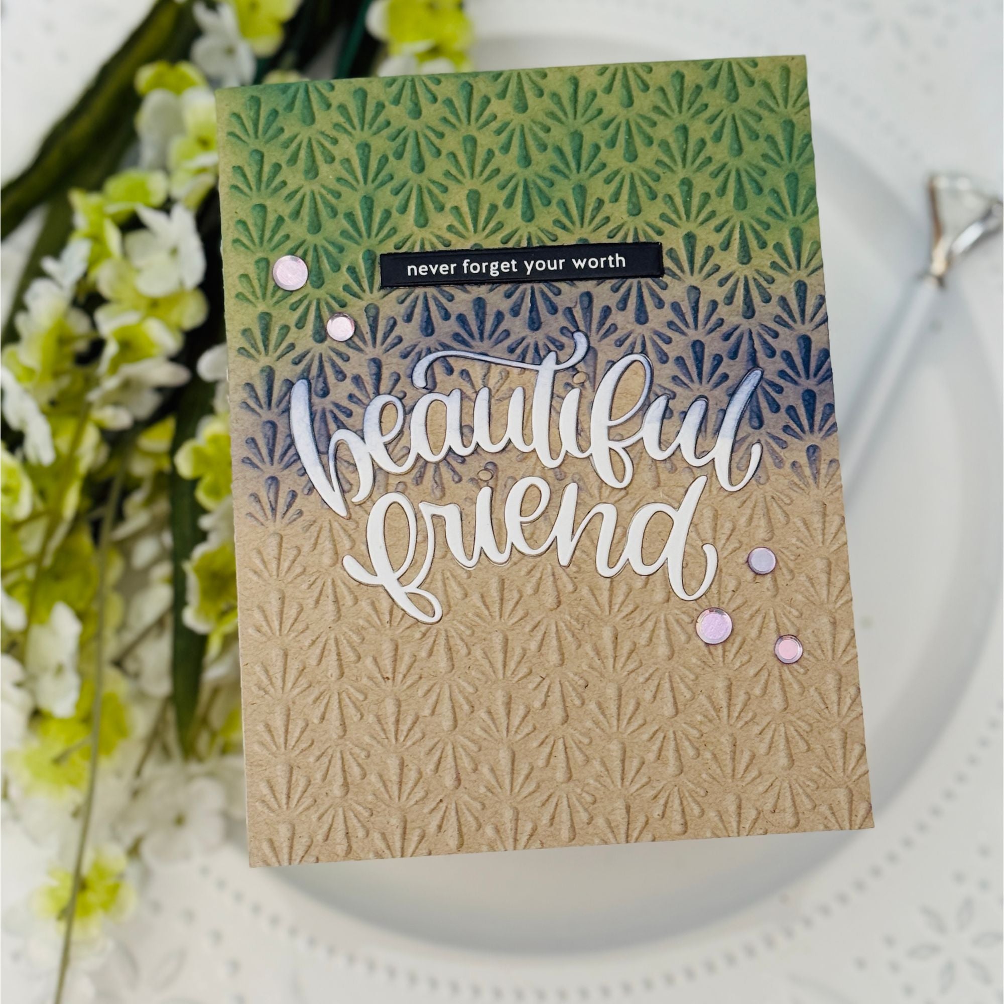 Simon Says Stamp EZ Strips Beautiful Friend set1182bf Beautiful Moments Friend Card