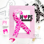CZ Design Sentiment Strips Reverse Bestie czg054 Sweetheart Hope Card