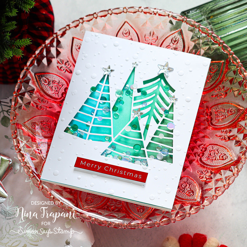 Simon Says Stamp Sentiment Strips Reverse Christmas Greetings sssg131145 All The Joy Christmas Card