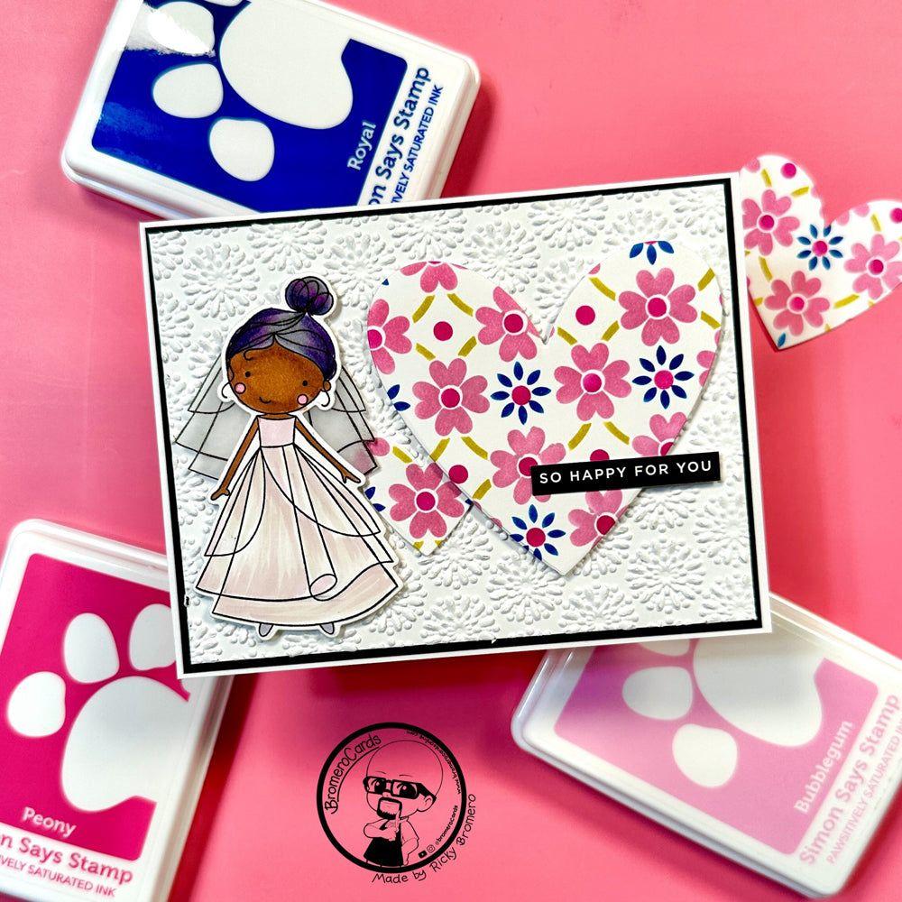 Simon Says Stamp Sentiment Strips Reverse Congratulations 1008sg Celebrate Engagament Card