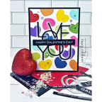 Simon Says Stamp EZ Strips Reverse Galentine's 1018ez Heart to Heart