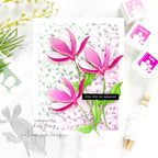 CZ Designs Sentiment Strips Reverse Teacher czg050 Just A Note Encouragement Card 