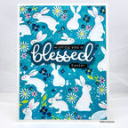 Simon Says Stamp Sentiment Strips Reverse Blessed 1030sgc Favorite Things Blessed Card 