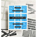 Simon Says Stamp Reverse Everyday EZ Strips 1003ez DieCember Friend Card | color-code:ALT01
