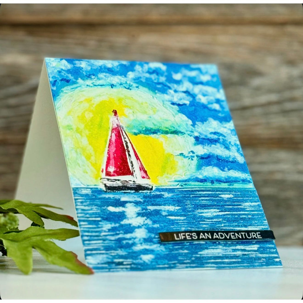CZ Design EZ Strips and Dies Get Away set1000ez Friend Like You Life's An Adventure Card