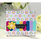 Simon Says Stamp EZ Strips and Dies Sister set972ez Favorite Things Favorite Sister Card