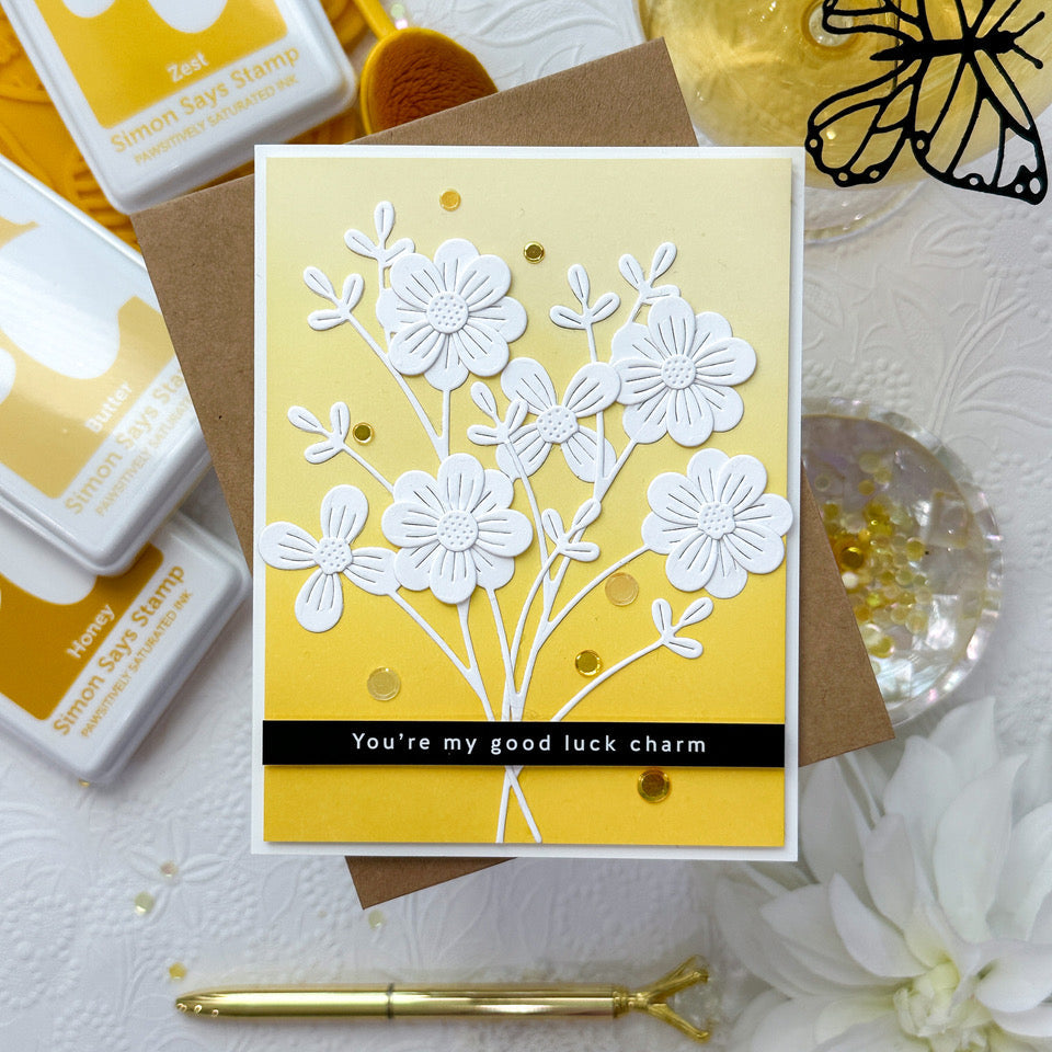Simon Says Stamp Pawsitively Saturated Ink Trio 27 Splendor Lucky Card