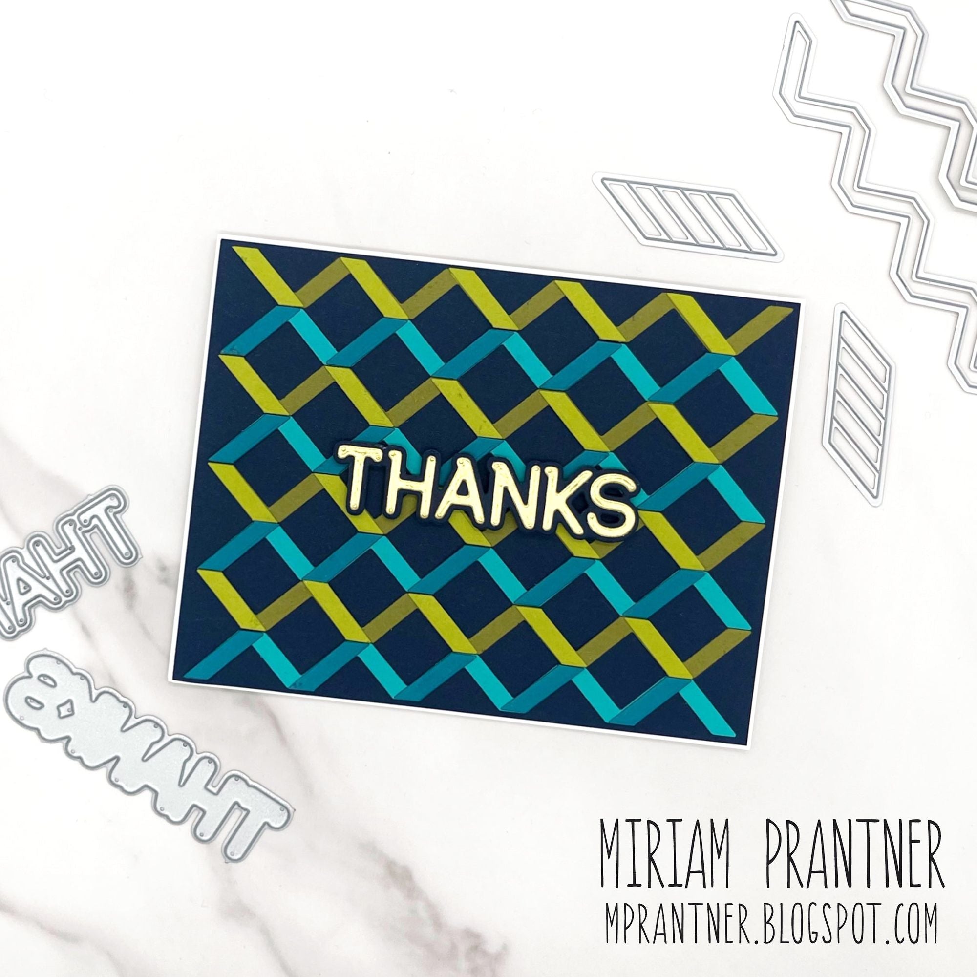 Simon Says Stamp Ribbon Quilt Wafer Dies 1313md Moments In Time Thanks Card | color-code:ALT04