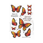 Riley And Company Butterflies Clear Stamps am105