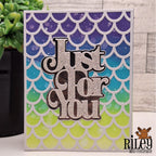 Riley And Company Cut Ups Mermaid Scales Die rd645 just for you