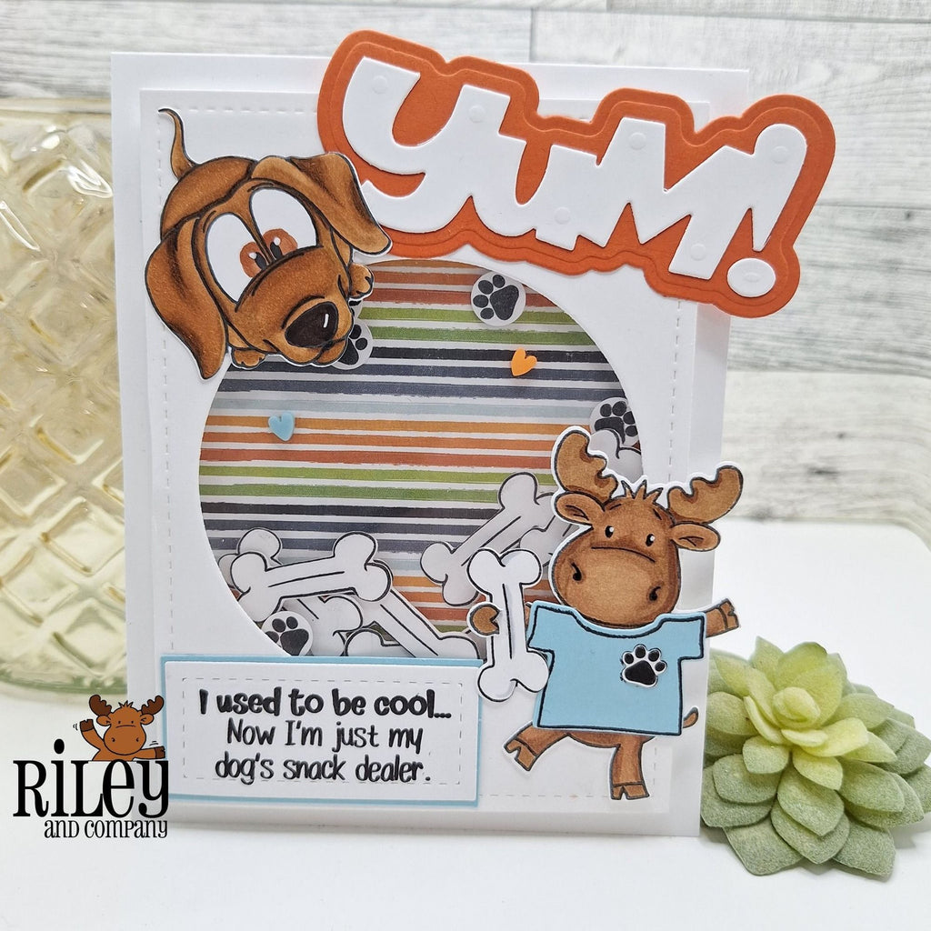 Riley And Company Cut Ups Yum Dies rd667 dog bones