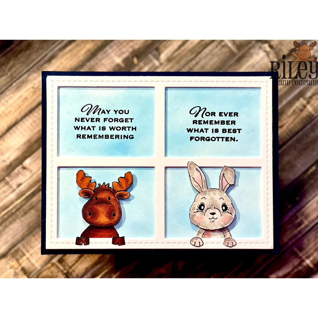 Riley And Company Funny Bones May You Never Forget Clear Stamp rwd-1340 window
