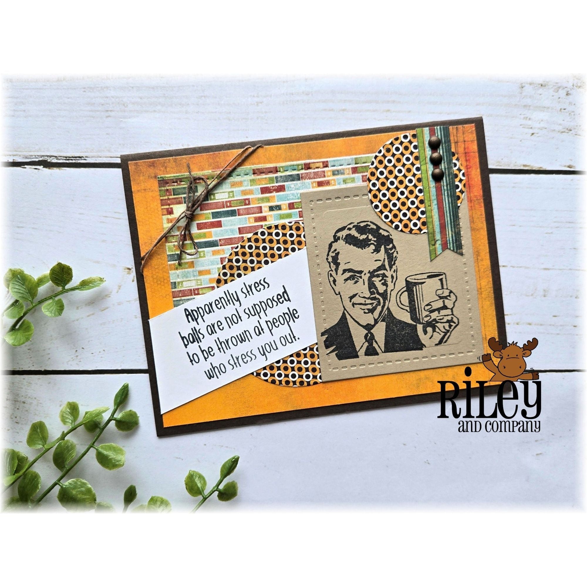 Riley And Company Funny Bones Stress Balls Clear Stamp rwd-1348 patterns