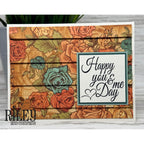 Riley and Company Funny Bones Happy You and Me Day Clear Stamp rwd-1469 roses of all colors