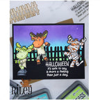 Riley and Company Riley Halloween 2 Clear Stamp and Die Set halloween monster card