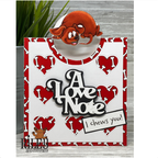 Riley and Company Woody and Hazel Jean Play Time Clear Stamp and Die Set hearts