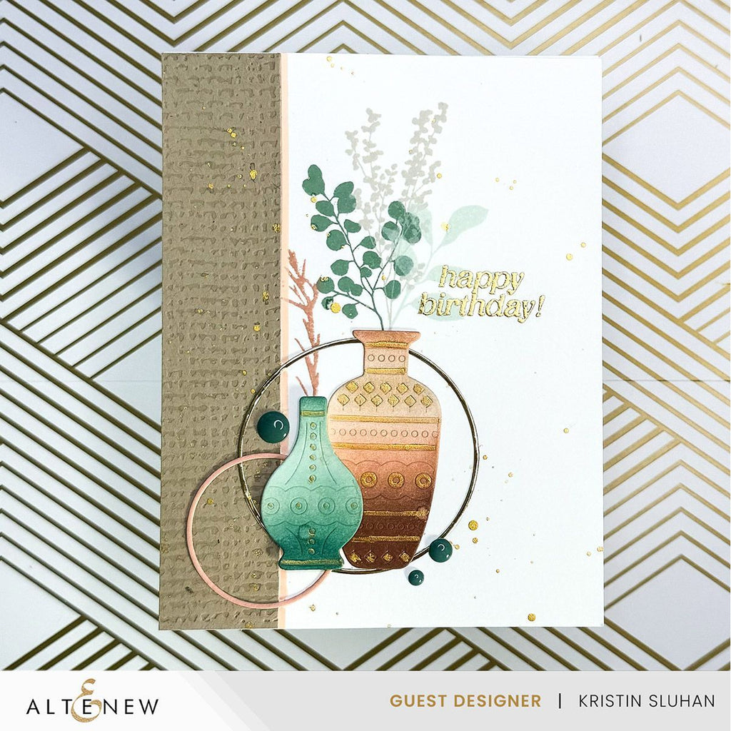 Altenew Sweet Dreams Enamel Dots alt8843 happy birthday