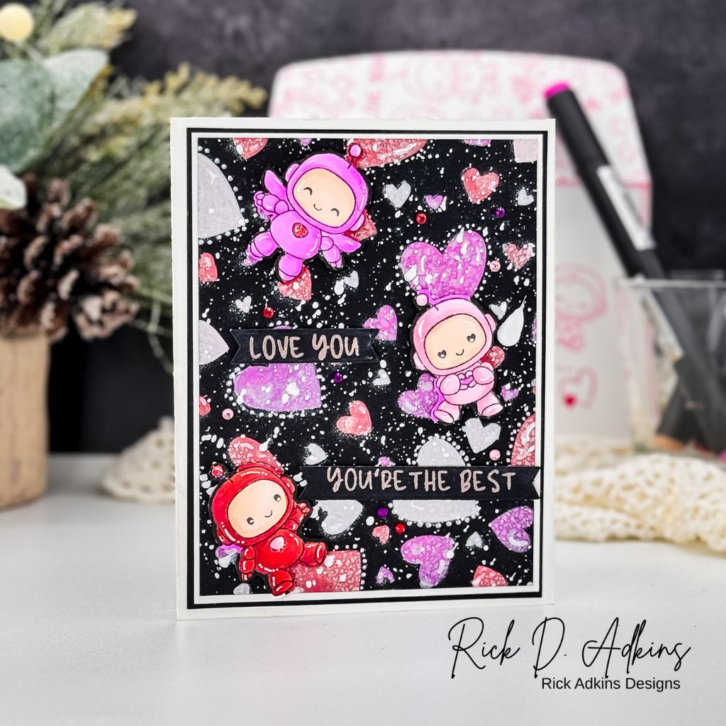 Simon Says Stamp Robo Buddies Wafer Dies 1442sdc Heart to Heart