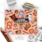 Simon Says Stamp Round of Appaws Wafer Dies 1283sdc Favorite Things Congrats Card | color-code:ALT04