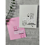 Simon Says Clear Stamps Round of Appaws 3184ssc Favorite Things Congrats Card
