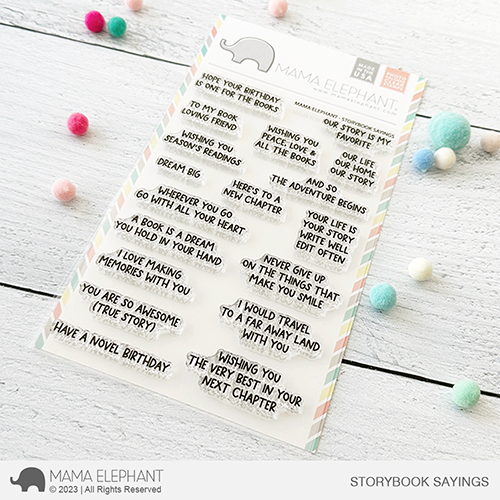 Mama Elephant Storybook Sayings Clear Stamps