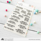 Mama Elephant Storybook Sayings Clear Stamps