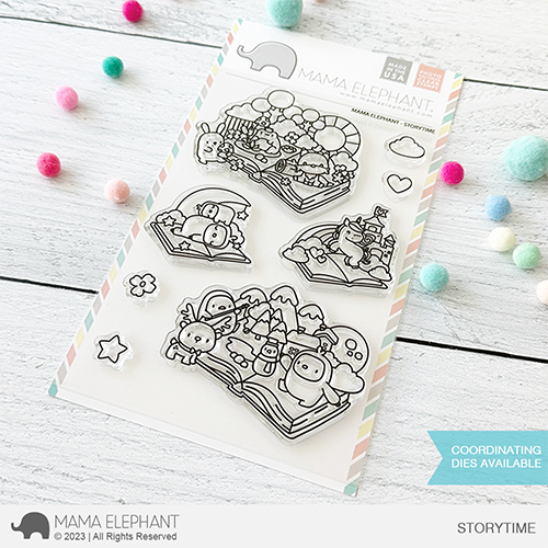 Mama Elephant Storytime Clear Stamps*