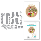 Spellbinders Faux Embroidered Stockings Etched Dies s3-519