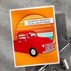 Spellbinders Timeless Truck Etched Dies s4-1446 my friend