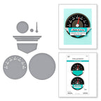 Spellbinders Speedometer Etched Dies s5-689