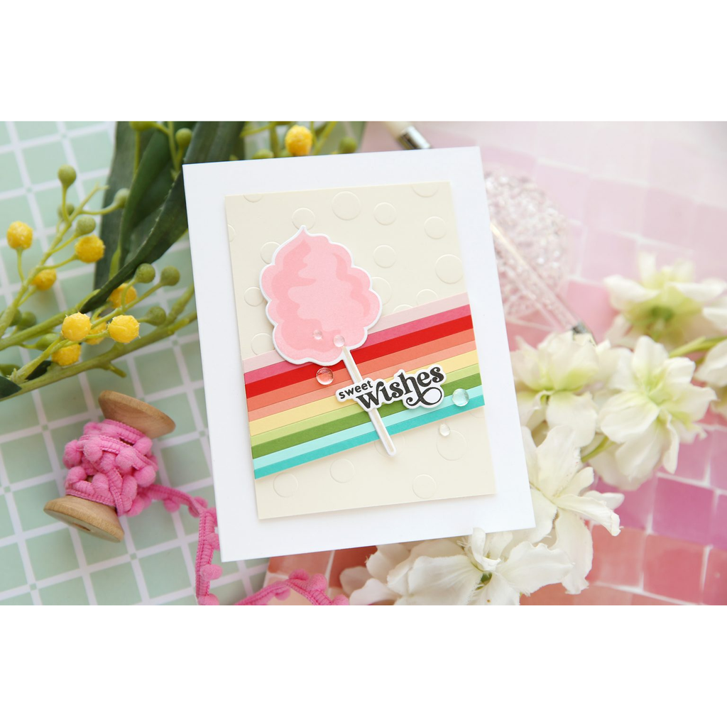Simon Says Stamp Stencils Christmas Tangle 1067stc Sweet Wishes Birthday Card | color-code:ALT02