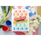 CZ Design Teacher Wafer Dies czd205 Just A Note Teacher Card | color-code:ALT07