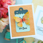 Simon Says Stamp Embossing Folder Hopping Hexagons sf472 You Are My Favorite With Love Card | color-code:ALT01